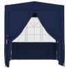 Professional Party Tent with Side Walls 6.6'x6.6' Blue 0.3 oz/ft² - Blue