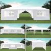 10x30 Gazebo Party Tent with 8 Side Walls - as Pic