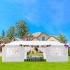 10x30 Gazebo Party Tent with 8 Side Walls - as Pic