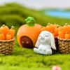 4pcs Little White Rabbit Table Decoration Ornament Easter Decoration Party Decoration - White