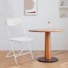 4pcs Injection Molding Classic Garden Plastic Folding Chair White - as picture