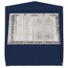 Professional Party Tent with Side Walls 6.6'x6.6' Blue 0.3 oz/ft² - Blue