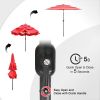 Portable Patio Umbrella Outdoor Market Tilt Umbrella with Easy Tilt Adjustment - KM3844