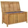 Patio Storage Box 43.3"x20.5"x21.7" Bamboo - Brown
