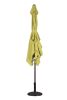 Rectangular Patio Umbrella 6.5 ft. x 10 ft. with Tilt, Crank and 6 Sturdy Ribs for Deck, Lawn, Pool in LIME GREEN - as Pic
