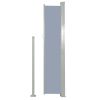 Patio Retractable Side Awning 63"x118" Gray - Grey