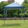 2 x 2m Practical Waterproof Right-Angle Folding Tent Blue - as picture