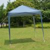 2 x 2m Practical Waterproof Right-Angle Folding Tent Blue - as picture
