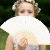 20/30/50pcs Hand-Painted Foldable Paper Fan White Folding Elegant Hand Fan Portable Party Wedding Supplies Gift Dance Fan Decor - 50PCS - China