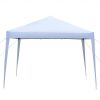 3 x 3m Practical Waterproof Right-Angle Folding Tent White - as picture