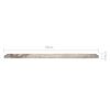 Table Top Gray Ø19.7"x1" Marble - Grey
