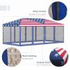 Pop Up Canopy Party Tent with Netting 10' x 20' -AS - as picture