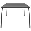 Patio Table Anthracite 78.7"x39.4"x28.3" Steel Mesh - Anthracite