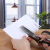 Herb Scissors Set With 5 Blades And Cover - Multipurpose Kitchen Chopping Shear - Black