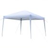 3 x 3m Practical Waterproof Right-Angle Folding Tent White - as picture