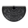 Resin Half Round Parasol Base - Black