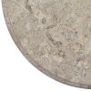 Table Top Gray Ø19.7"x1" Marble - Grey