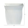 Fluted Metal Square Planter
