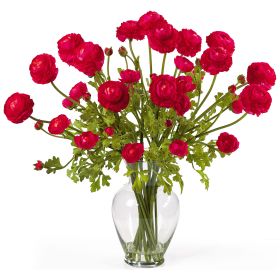 Ranunculus Liquid Illusion (Color: Red)