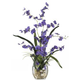 Dancing Lady Liquid Illusion w/Cube (Color: Purple)