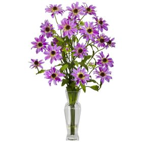Cosmos w/Vase (Color: Purple)