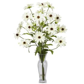 Cosmos w/Vase (Color: White)