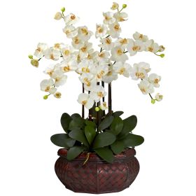 Large Phalaenopsis Arrangement (Color: Cream, size: 30")