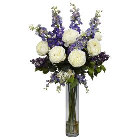 Rose Delphinium and Lilac Mix (Color: Purple)