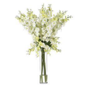 Delphinium Arrangement (Color: White)