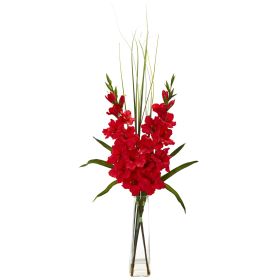 Gladiola Artificial Arrangement (size: 40")