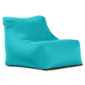 Jaxx Ponce Outdoor Bean Bag Chair Weather Resistant Patio and Poolside Lounge Seating (Option: Cancun Blue)