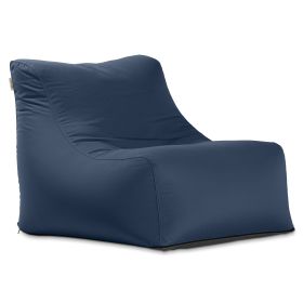Jaxx Ponce Outdoor Bean Bag Chair Weather Resistant Patio and Poolside Lounge Seating (Option: Navy Blue)