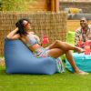Jaxx Ponce Outdoor Bean Bag Chair Weather Resistant Patio and Poolside Lounge Seating