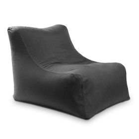 Jaxx Ponce Outdoor Bean Bag Chair Weather Resistant Patio and Poolside Lounge Seating (Option: Sunbrella Slate)