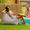 Jaxx Ponce Outdoor Bean Bag Chair Weather Resistant Patio and Poolside Lounge Seating