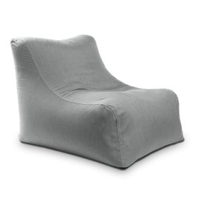Jaxx Ponce Outdoor Bean Bag Chair Weather Resistant Patio and Poolside Lounge Seating (Option: Sunbrella Granite)