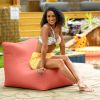 Jaxx Ponce Outdoor Bean Bag Chair Weather Resistant Patio and Poolside Lounge Seating