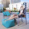 Jaxx Leon Outdoor Bean Bag Ottoman