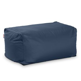 Jaxx Leon Outdoor Bean Bag Ottoman (Option: Navy Blue)