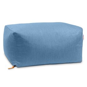 Jaxx Leon Outdoor Bean Bag Ottoman (Option: Ocean Blue)