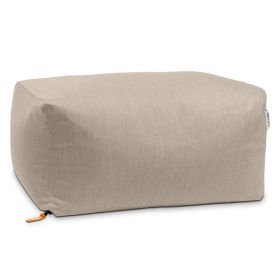Jaxx Leon Outdoor Bean Bag Ottoman (Option: Flax)