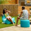 Jaxx Spring Indoor / Outdoor Bean Bag Pouf Ottoman