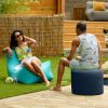 Jaxx Spring Indoor / Outdoor Bean Bag Pouf Ottoman