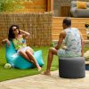Jaxx Spring Indoor / Outdoor Bean Bag Pouf Ottoman