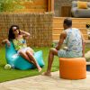 Jaxx Spring Indoor / Outdoor Bean Bag Pouf Ottoman