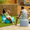 Jaxx Spring Indoor / Outdoor Bean Bag Pouf Ottoman