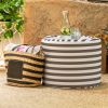 Jaxx Spring Indoor / Outdoor Bean Bag Pouf Ottoman