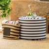 Jaxx Spring Indoor / Outdoor Bean Bag Pouf Ottoman