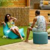 Jaxx Spring Indoor / Outdoor Bean Bag Pouf Ottoman