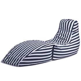 Jaxx Prado Outdoor Chaise Lounge (Option: Navy Stripes)